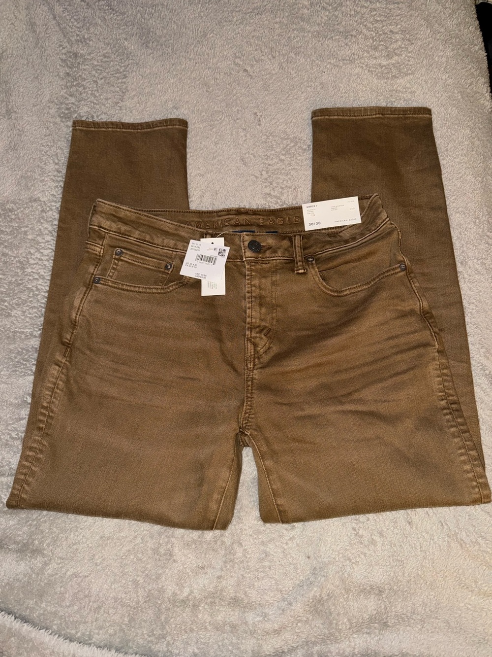 NWT Mens American Eagle Outfitters Brown Men’s Jeans